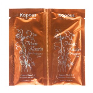 Маска для волос Kapous Экспресс-маска для восстановления волос 2 фазы "Magic Keratin" (KAP568)