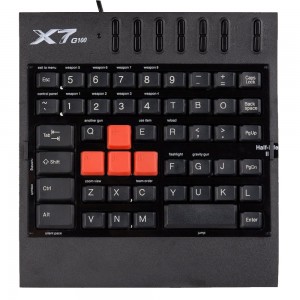 Клавиатура игровая A4Tech X7-G100 USB Black