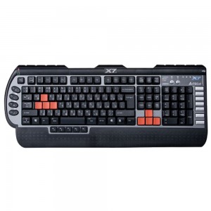 Клавиатура проводная A4Tech X7-G800MU PS/2 Black
