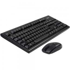 Клавиатура + мышь беспроводные A4Tech W-3100N-U-BK
