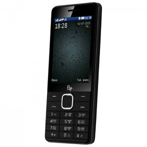 Мобильный телефон Fly FF301 Черный, 0.032Гб, 2 SIM