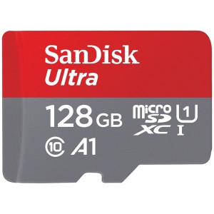 Карта памяти SDXC Micro SanDisk Карта памяти SanDisk Ultra UHS-I MicroSD XC 128 ГБ class 10 (с адаптером)