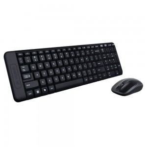 Клавиатура + мышь беспроводные Logitech Wireless Combo MK220 Black USB