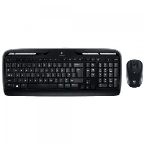 Клавиатура + мышь беспроводные Logitech Wireless Combo MK330 Black