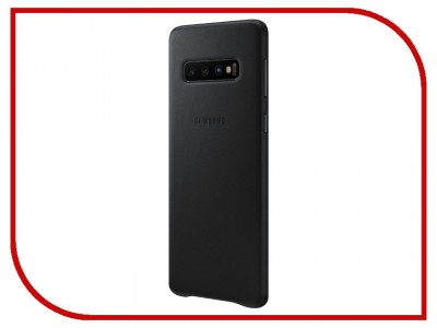 Аксессуар Samsung Чехол-крышка Samsung EF-VG973LBEGRU для Galaxy S10, кожа, черный