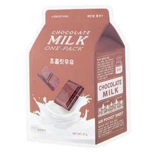 Линейка тканевых масок A'PIEU Сhocolate Milk One Pack - Cмягчающая маска с экстрактом какао (780261)