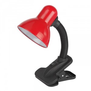 Офисные и рабочие настольные лампы ЭРА Настольный светильник ЭРА красный 40Вт (C0041425)