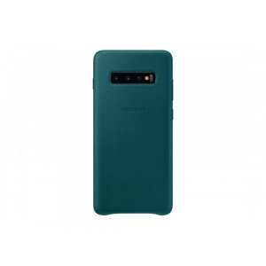 Аксессуар Samsung Чехол-крышка Samsung EF-VG975LWEGRU для Galaxy S10+, кожа, зеленый (EF-VG975LGEGRU)
