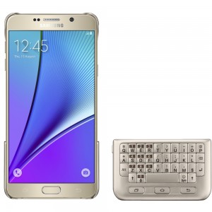 Чехол для Samsung Galaxy Note 5 Samsung Keyboard Cover EJ-CN920RFEGRU Gold
