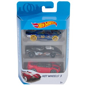 Набор машинок Hot Wheels Mattel Hot Wheels K5904 Хот Вилс Машинки Подарочный набор из 3х машинок (в ассортименте)