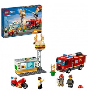 Конструкторы Lego LEGO City 60214 Конструктор Лего Город Пожарные: Пожар в бургер-кафе
