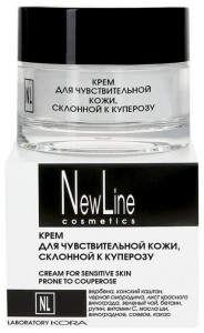 Крем для лица New Line Крем для чувствительной кожи склонной к куперозу (23066)