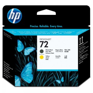 Картридж для струйного принтера HP 72 Matte Black & Yellow (C9384A)