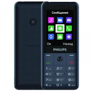 Сотовый телефон Philips Телефон Philips Xenium E169 Dark Grey