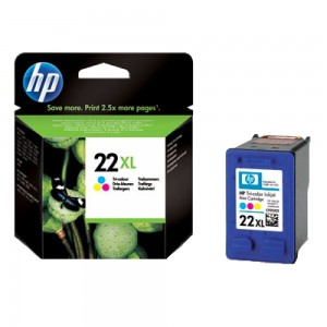 Картридж для принтера HP 22XL C9352CE Tri-colour Inkjet Print Cartridge Yellow/Blue/Purple