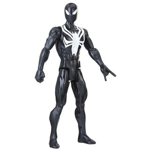 Игровые наборы и фигурки для детей Hasbro Hasbro Spider-Man E2324/E2344 Фигурка Человека Паука Pow.pack В черном костюме 30 см