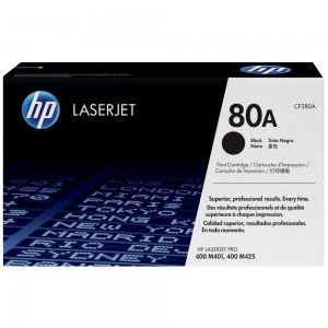 Картридж для лазерного принтера HP 80A LaserJet, черный CF280A