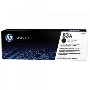 Картридж для лазерного принтера HP 83A LaserJet, черный CF283A