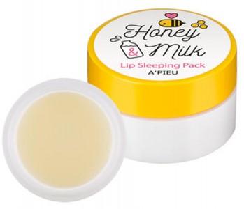Ночная питательная маска для увлажнения кожи губ A'PIEU Honey and Milk Lip Sleeping Pack (745413)