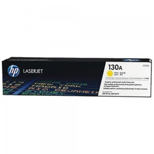 Картридж для лазерного принтера HP 130A LaserJet, желтый CF352A