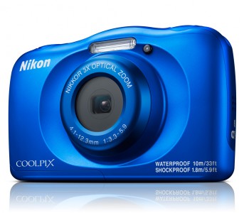 Компактный фотоаппарат Nikon Coolpix W150, синий (VQA111K001)