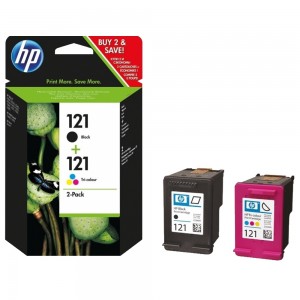 Картридж для струйного принтера HP 121 Black/Tri-color CN637HE