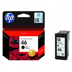 Картридж для струйного принтера HP 46 Black Ink CZ637AE