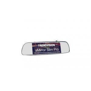 Автомобильный видеорегистратор TrendVision aMirror Slim Pro, 2 камеры, GPS чёрный (TRENDVISION AMIRROR SLIM PRO)