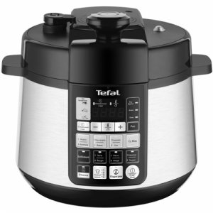 Мультиварка-скороварка Tefal CY621D32 серебристый/черный