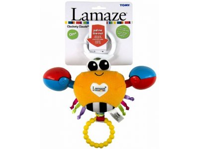 Развивающие игрушки для малышей Tomy Lamaze TOMY Lamaze T27577 Игрушка "Крабик Клод"