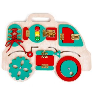 Развивающие игрушки для малышей Десятое королевство Десятое Королевство TD02102 Бизиборд "Машинка"