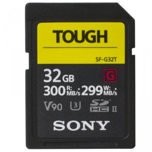 Карта памяти Sony SDHC 32GB Tough UHS-II 299/300Mb/s (U3, V90) (SF32TG)