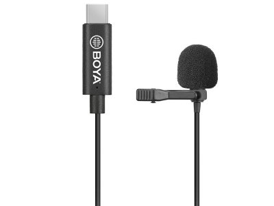 Микрофон Boya BY-M3, петличный, всенаправленный, USB Type-C (1618)