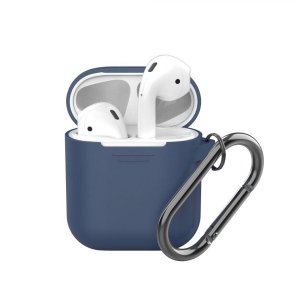 Чехол для AirPods Deppa синий (47004)