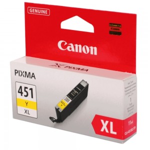 Картридж для струйного принтера Canon CLI-451Y XL Yellow