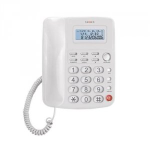 Телефон проводной teXet TX-250 Белый