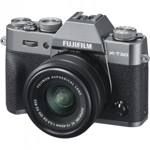 Беззеркальный фотоаппарат Fujifilm X-T30 Kit 15-45mm, темно-серый (16619413  /16619425)