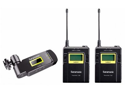 Беспроводная система Saramonic UwMic9 TX9+TX9+RX-XLR9, УВЧ, 2 передатчика