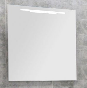 Зеркало для ванной Акватон Дакота 80х80 см с подсветкой белое (1A203102DA010)
