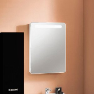 Зеркало для ванной Акватон Америна 81х60,6 см с подсветкой белое (1A135302AM01R)