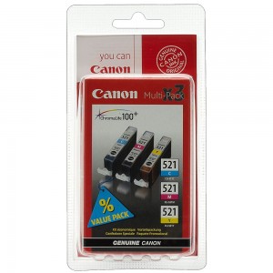 Набор картриджей Canon CLI-521 CMY