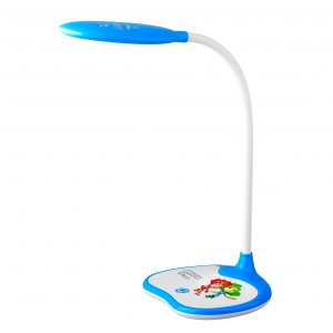 Настольная лампа для рабочего стола ЭРА NLED-433 6 Вт голубая (Б0028462)