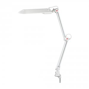 Настольная лампа для рабочего стола ЭРА NL-201 11 Вт на струбцине белая (C0041457)