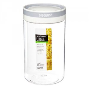 Контейнер для продуктов Sistema Ultra Tritan Round 1.2л White (51355)