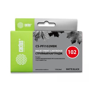 Картриджи Cactus CS-PFI102MBK
