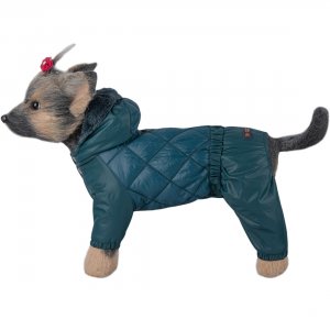 Комбинезон для собак DOGMODA Европа синий унисекс-5