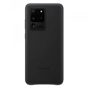 Чехлы для смартфонов Samsung Чехол-крышка Samsung EF-VG988LBEGRU для Galaxy S20 Ultra, кожа, черный