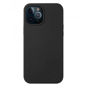 Чехлы для смартфонов Deppa Чехол-крышка Deppa для Apple iPhone 12 Pro Max, силикон, черный (87709)