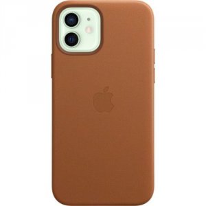Чехлы для смартфонов Apple iPhone 12 | 12 Pro Leather Case with MagSafe - Saddle Brown (MHKF3ZE/A) коричневый