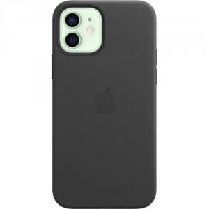 Чехлы для смартфонов Apple Чехол-крышка Apple MHKG3ZE/A MagSafe для iPhone 12 / 12 Pro, кожа, черный